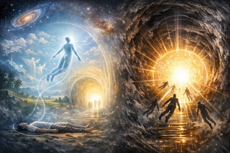 Nahtoderfahrung & Lichtfalle Bewusstsein Tod